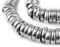 The Bead Chest Aluminum Mursi Ring Beads (16mm): Tribal Metal Spacers